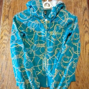 G-Unit Turquoise and Gold Jacket